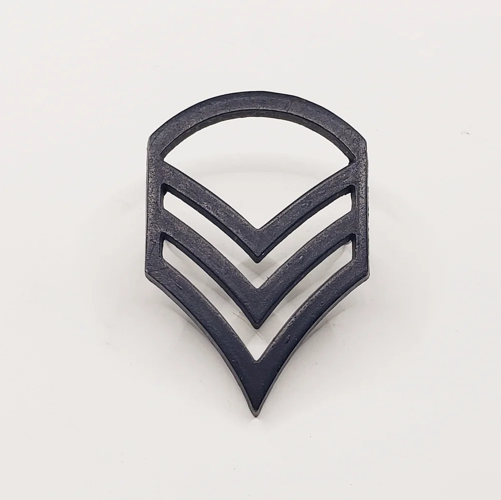 US Army 1st Class Rank Stripes Collar Insignia Tack Pin